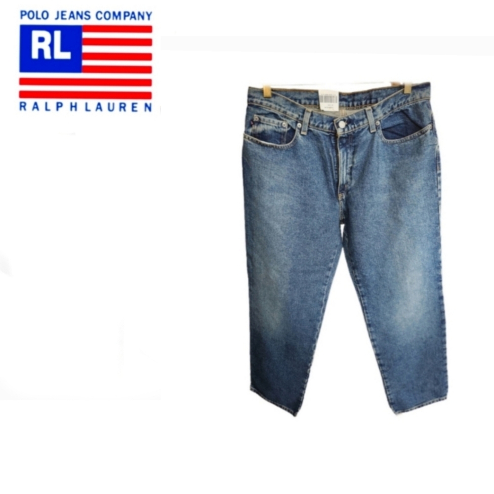 "RARE" 90'S Y2K POLO JEANS CO. RALPH LAUREN "SATURDAY JEAN" SIZE 12/30 BNWT